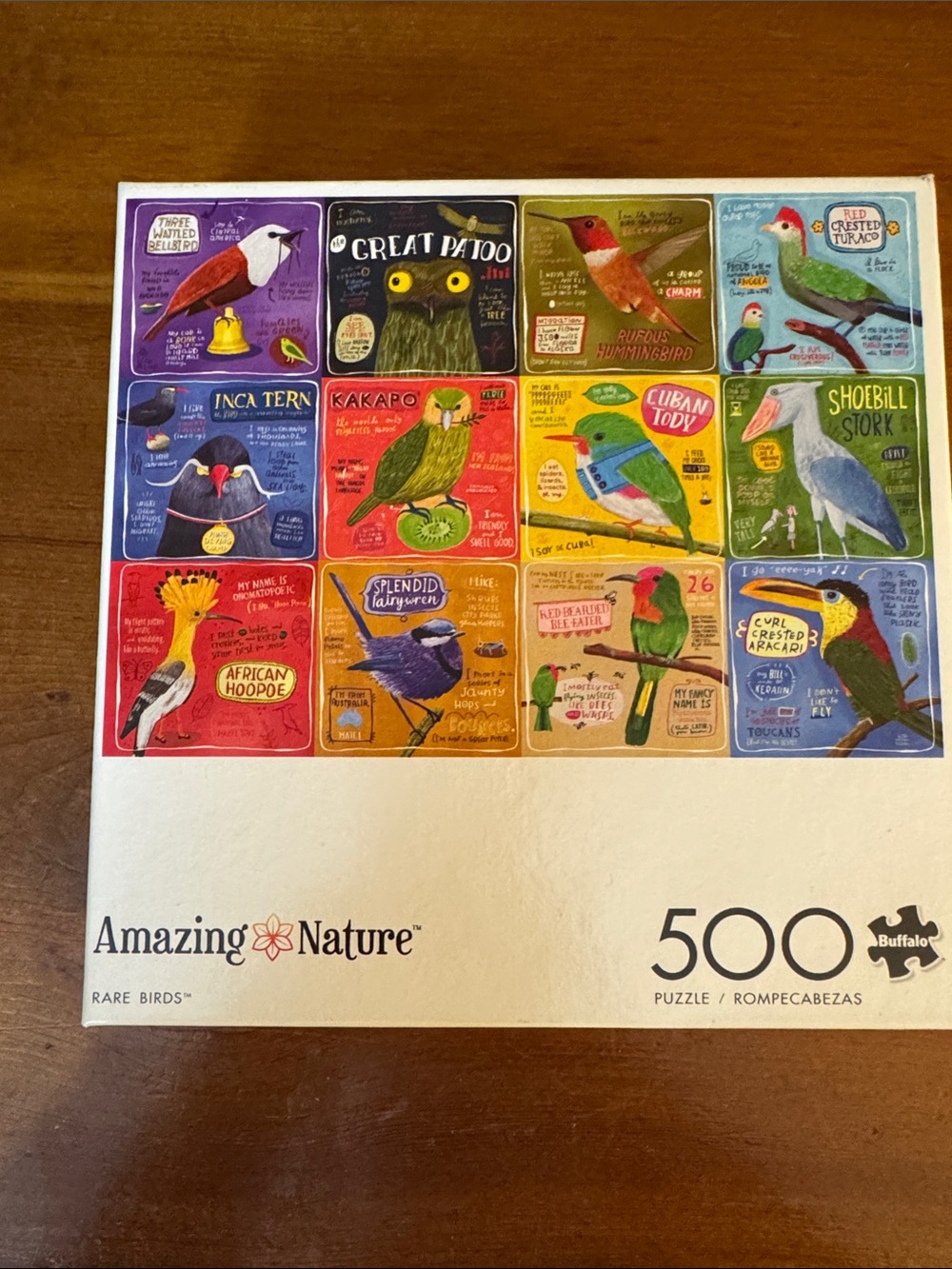 Jigsaw Puzzle by Buffalo David Bitton Multicolor Rare Bird - COMPLETE